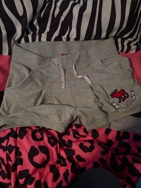 Abercrombie Grey cotton shorts with Red Label